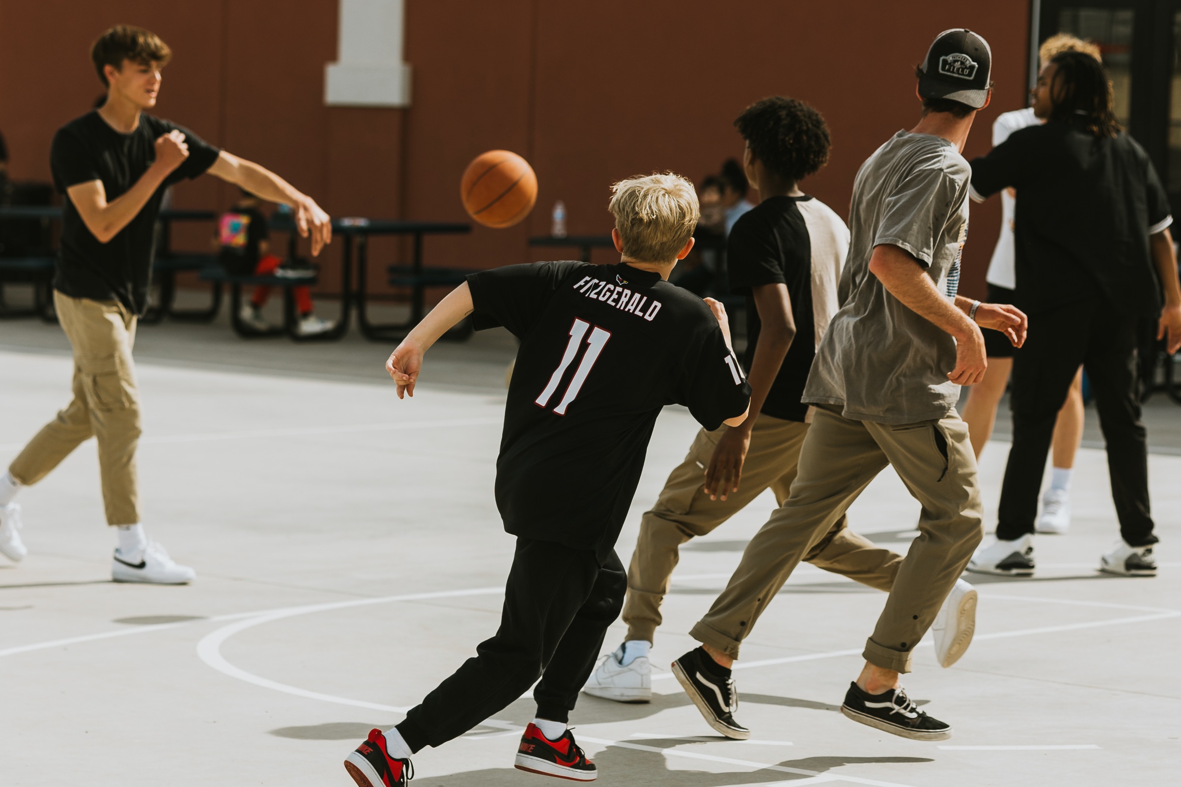 Students playing and connecting at Orbit Church